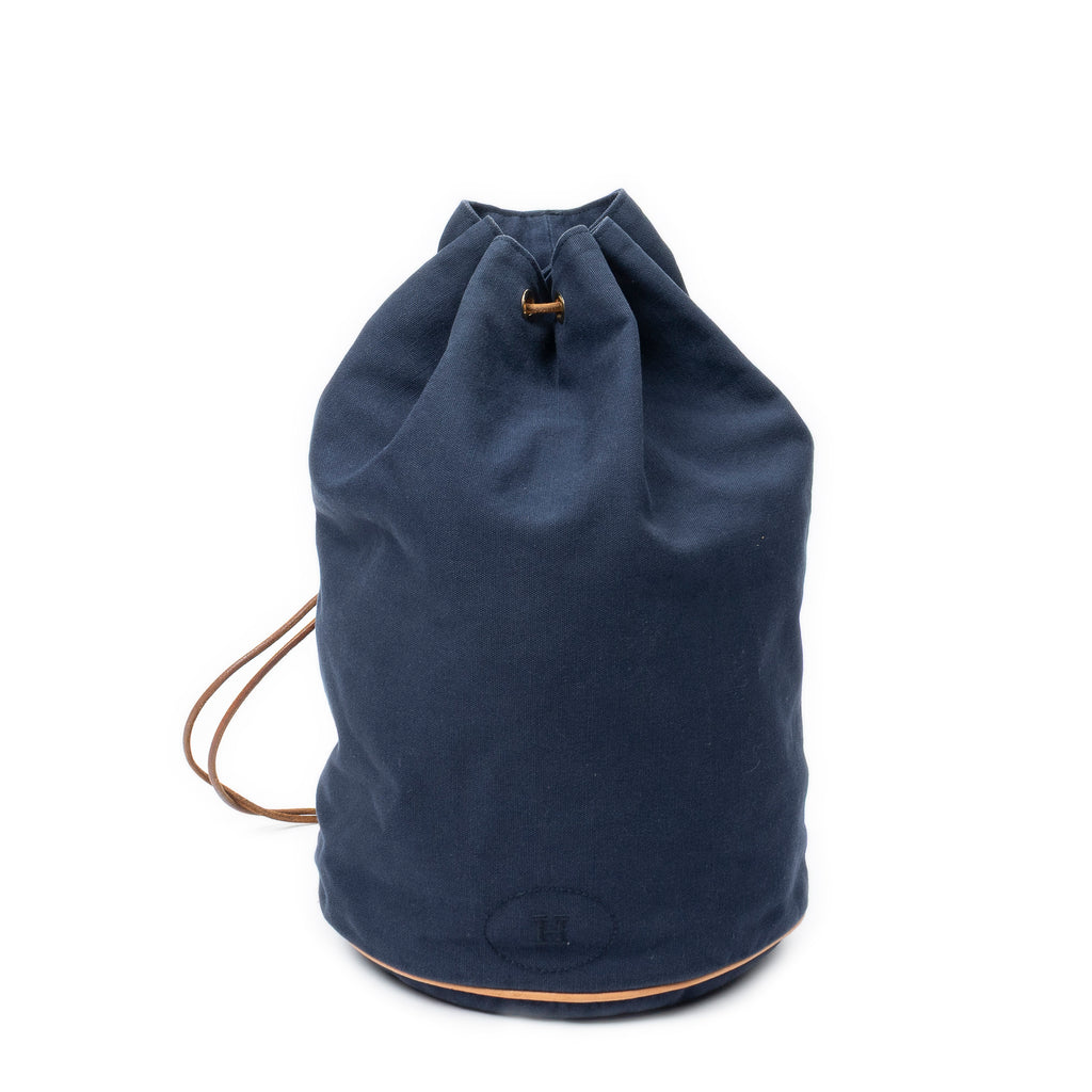 Shoulder Bag Polochon Mimile Navy Toile Officier Canvas