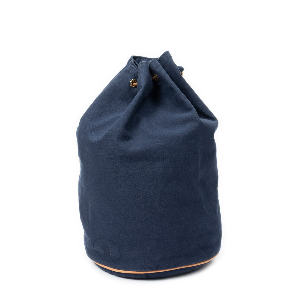 Shoulder Bag Polochon Mimile Navy Toile Officier Canvas