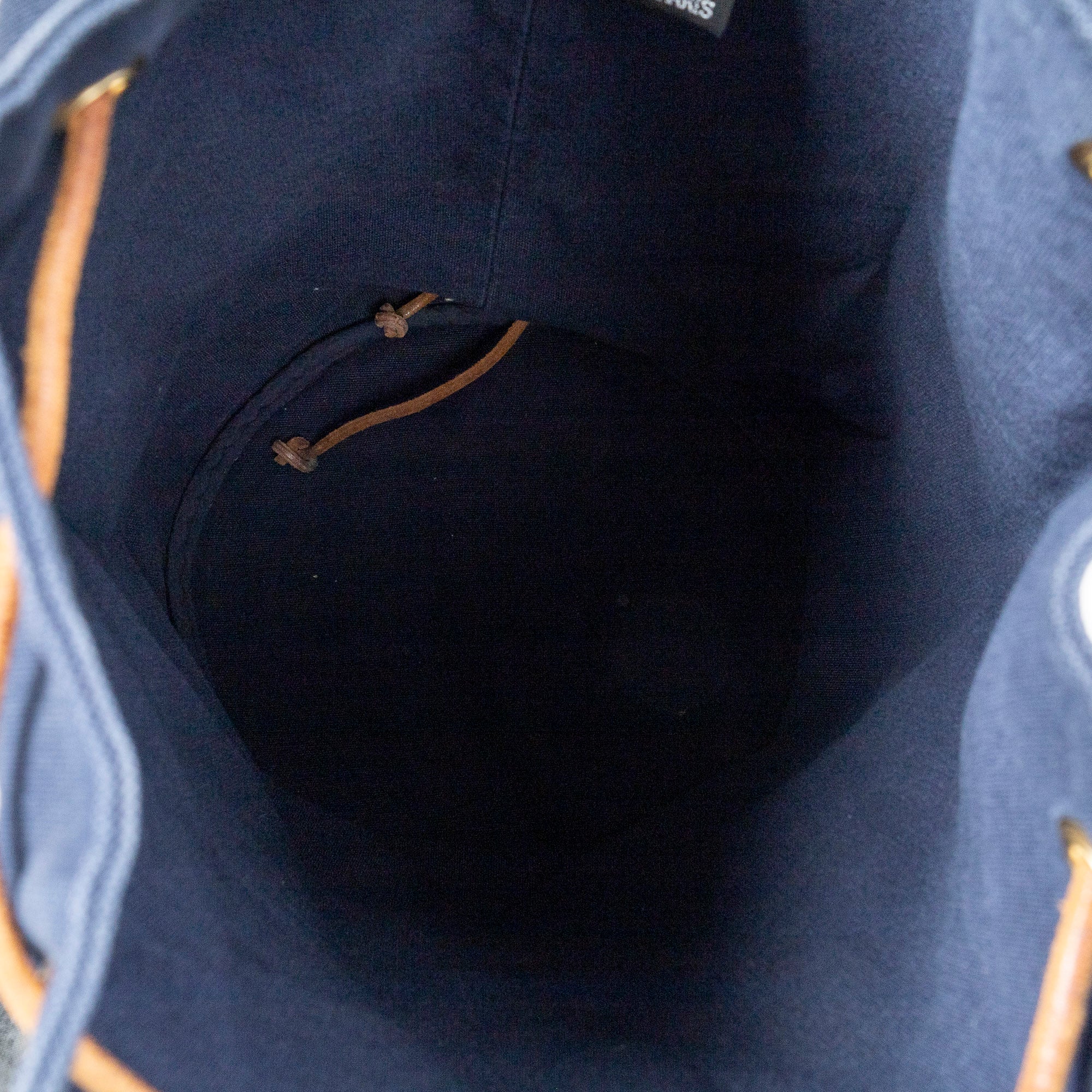 Shoulder Bag Polochon Mimile Navy Toile Officier Canvas