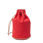 Shoulder Bag Polochon Mimile Red Toile Officier Canvas