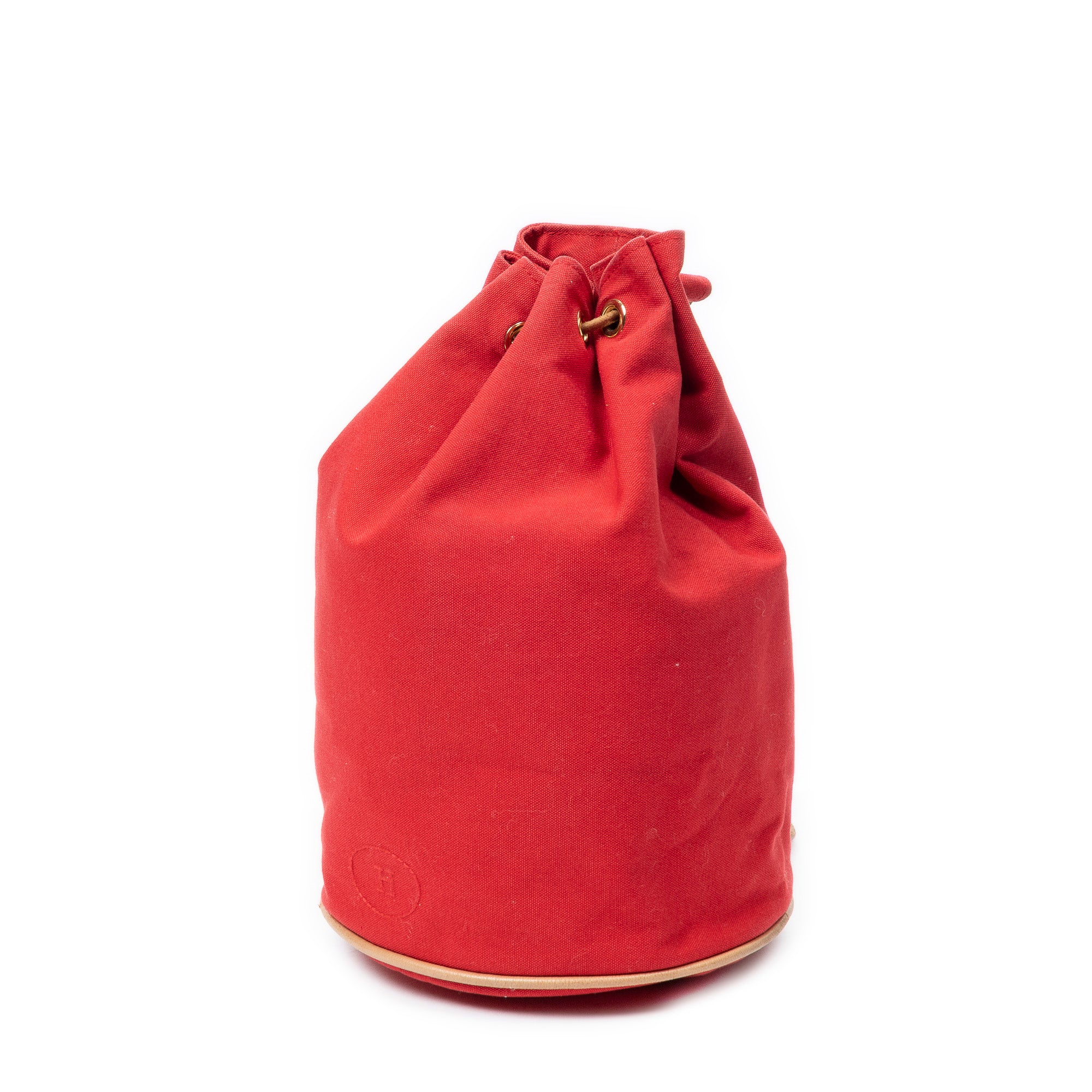Shoulder Bag Polochon Mimile Red Toile Officier Canvas