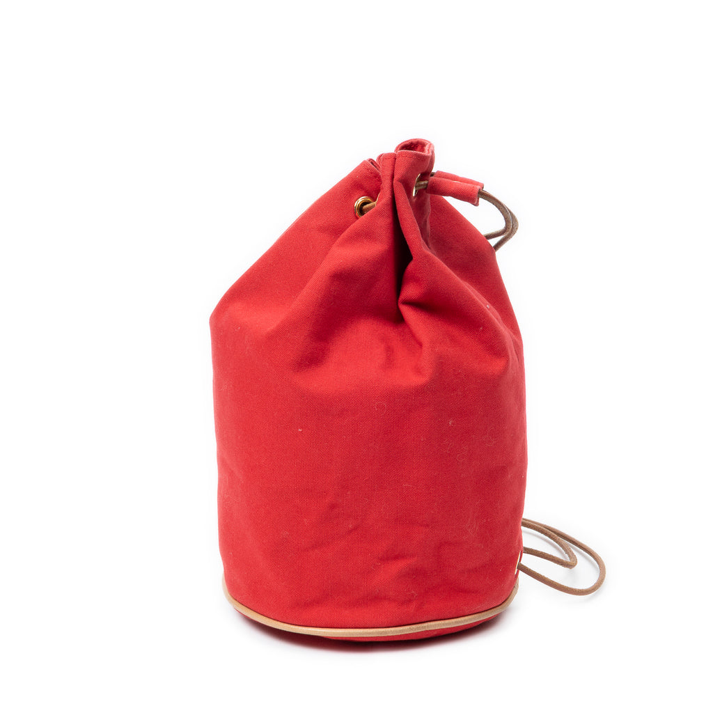 Shoulder Bag Polochon Mimile Red Toile Officier Canvas