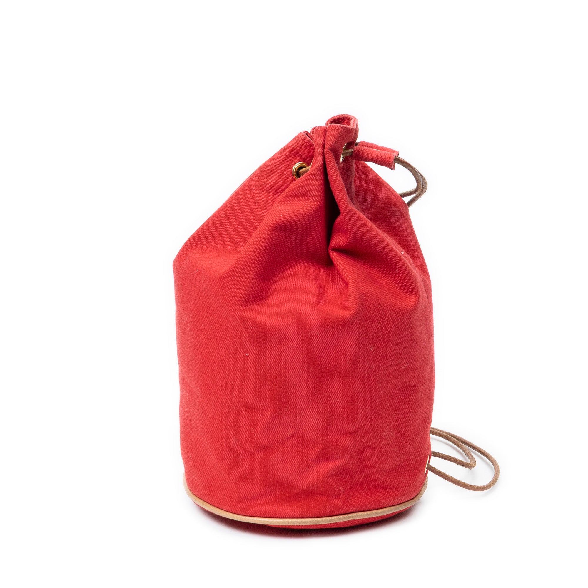Shoulder Bag Polochon Mimile Red Toile Officier Canvas