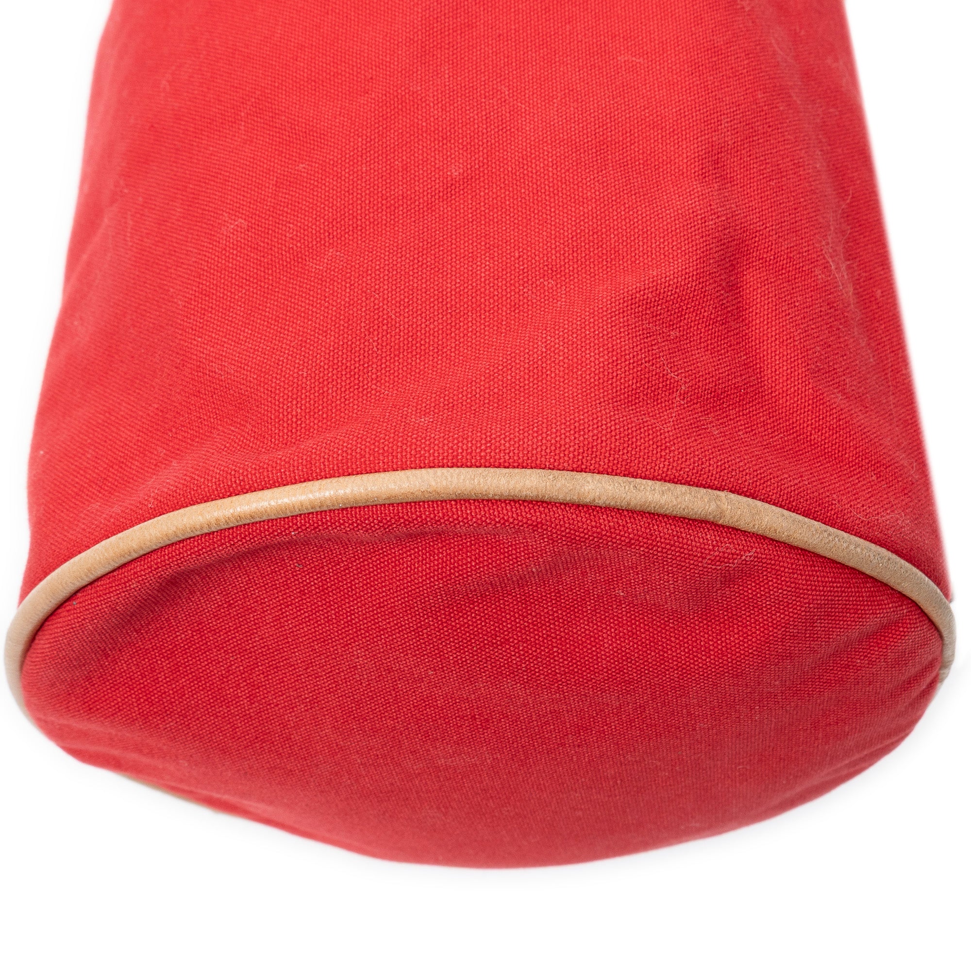 Shoulder Bag Polochon Mimile Red Toile Officier Canvas