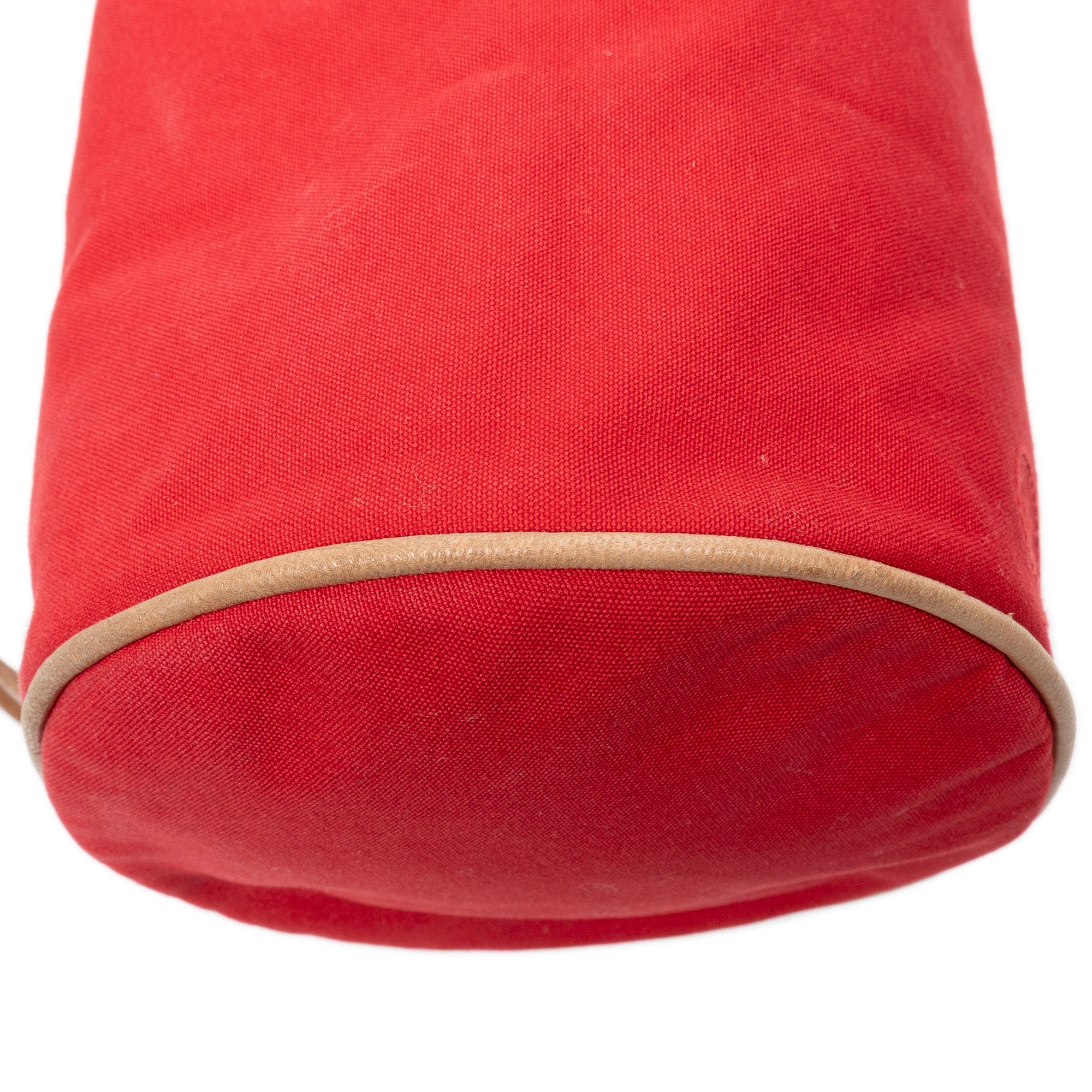 Shoulder Bag Polochon Mimile Red Toile Officier Canvas