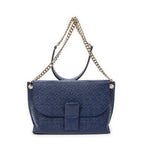 Shoulder Bag Anagram Avenue Crossbody Navy Anagram Embossed Leather