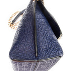 Shoulder Bag Anagram Avenue Crossbody Navy Anagram Embossed Leather