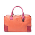 Handbag Amazona 36 Orange Grained Calfskin Leather