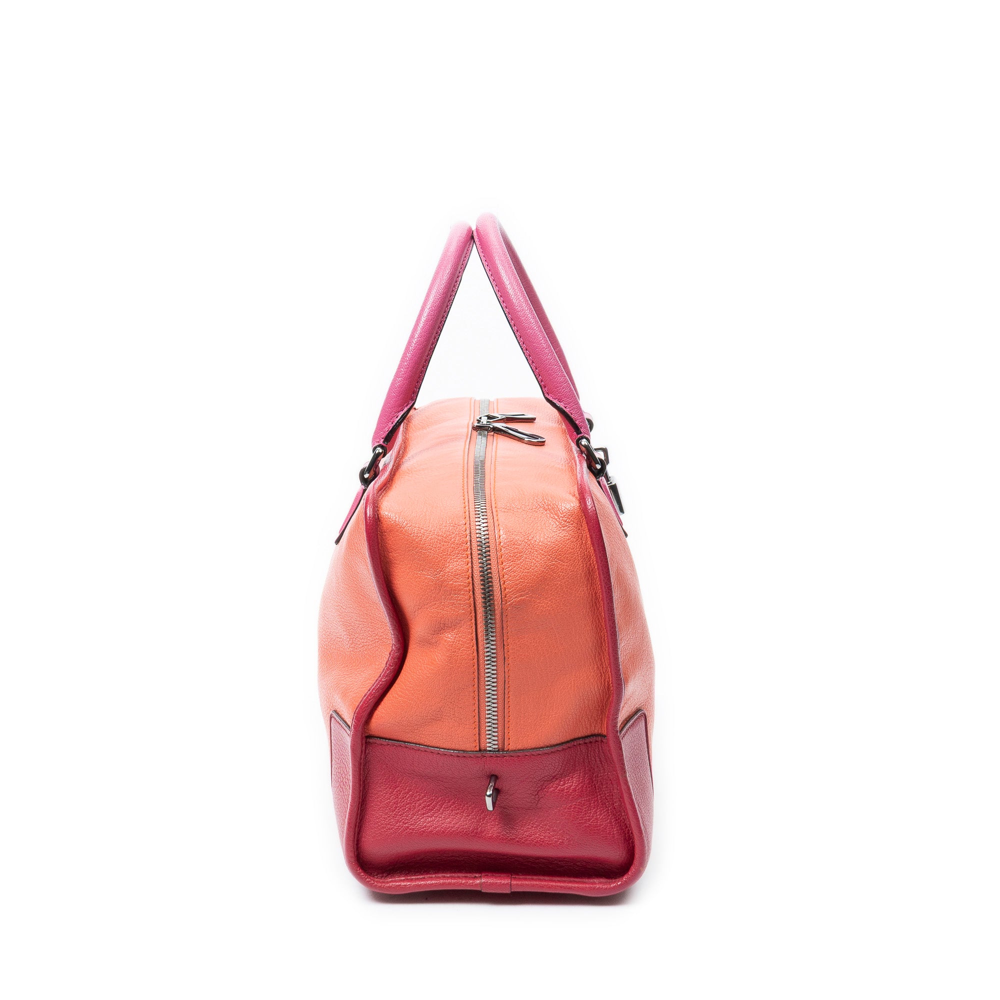 Handbag Amazona 36 Orange Grained Calfskin Leather