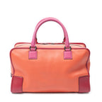 Handbag Amazona 36 Orange Grained Calfskin Leather