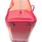 Handbag Amazona 36 Orange Grained Calfskin Leather