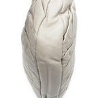 Bolso de hombro Coffer doble bolsillo Hobo piel Nappa Matelassé gris