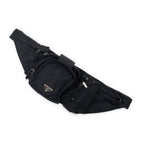 Shoulder Bag Belt Bag Black Nylon Canvas