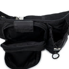 Shoulder Bag Belt Bag Black Nylon Canvas