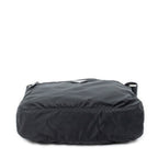 Shoulder Bag Zip Crossbody Black Nylon Canvas