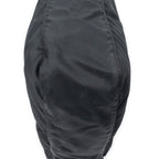 Shoulder Bag Zip Crossbody Black Nylon Canvas