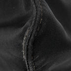 Shoulder Bag Small Zip Flat Messenger Black Nylon Canvas