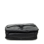 Shoulder Bag Buckle Flap Messenger Black Nylon Canvas
