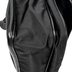 Shoulder Bag Buckle Flap Messenger Black Nylon Canvas