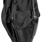 Shoulder Bag Buckle Flap Messenger Black Nylon Canvas