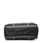 Shoulder Bag Medium Zip Shopping Tote Black Nylon Canvas