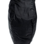 Shoulder Bag Horizontal Zip Tote Black Nylon Canvas