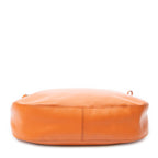 Shoulder Bag Zip Hobo Orange Saffiano Leather