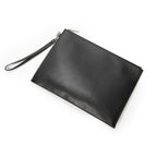 Clutch Zip Clutch Black Grain de Poudre Leather