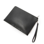 Clutch Zip Clutch Black Grain de Poudre Leather