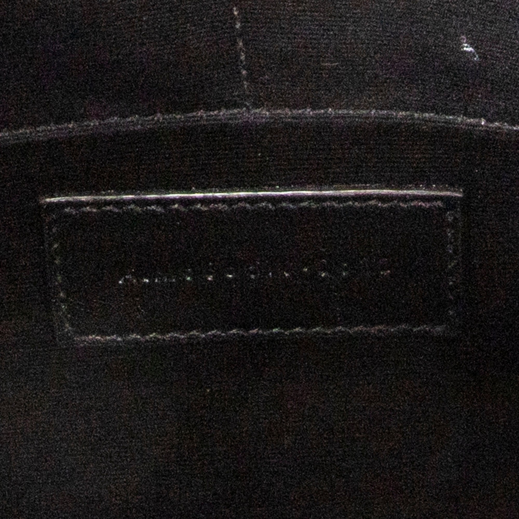Clutch Zip Clutch Black Grain de Poudre Leather