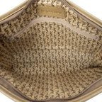 Pouch Vintage Toiletry Pouch Brown Giraffe Print Coated Canvas