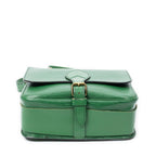 Shoulder Bag Cartouchiere Black Stitching MM Green Epi