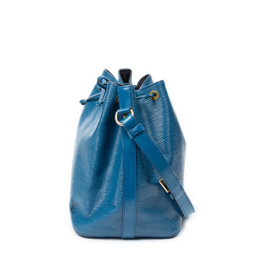 Shoulder Bag Noe PM Blue Epi