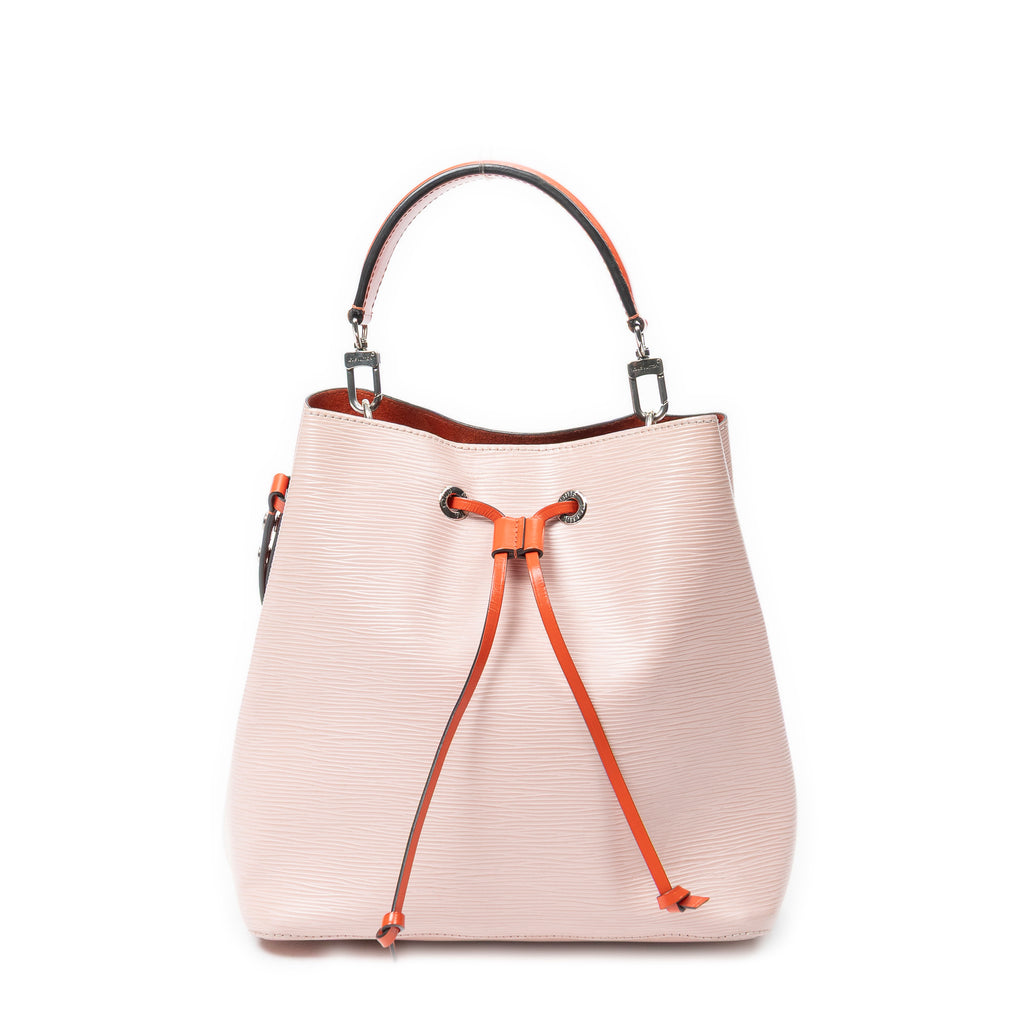 Shoulder Bag NeoNoe Bicolor MM Rose Ballerine Epi