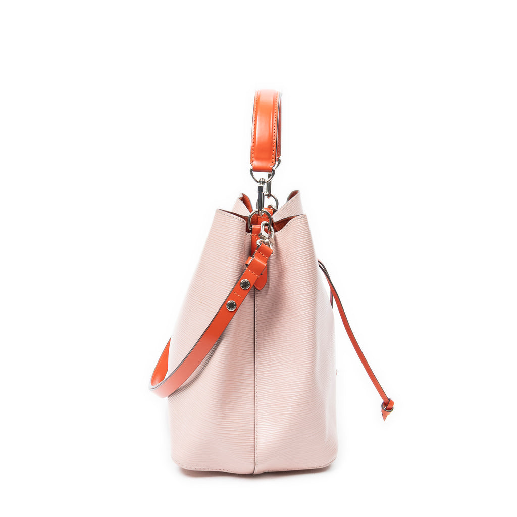 Shoulder Bag NeoNoe Bicolor MM Rose Ballerine Epi