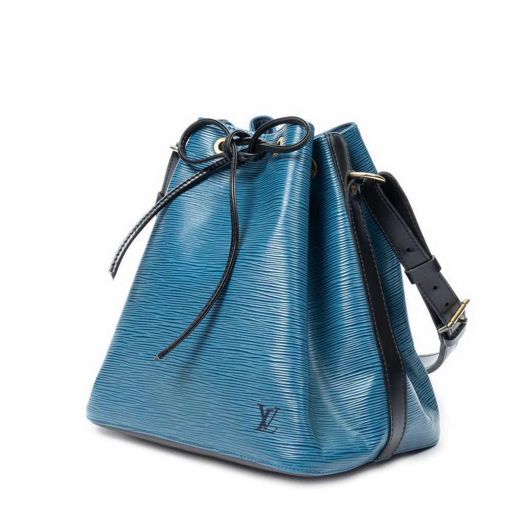 Shoulder Bag Noe Bicolor PM Blue Epi