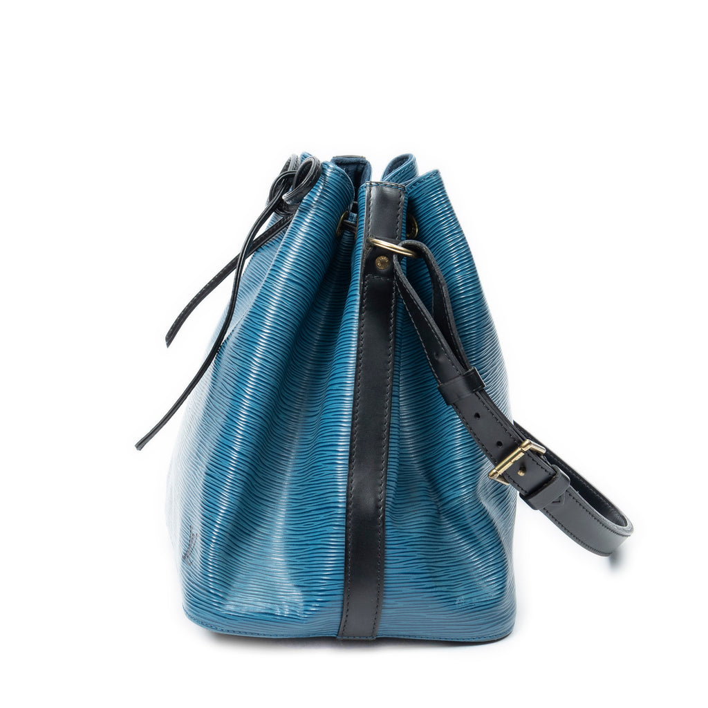 Shoulder Bag Noe Bicolor PM Blue Epi
