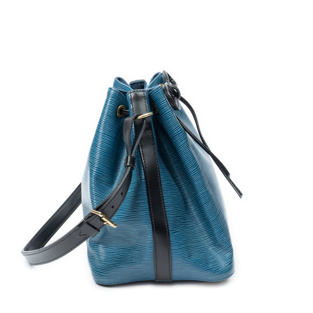 Shoulder Bag Noe Bicolor PM Blue Epi