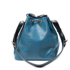 Shoulder Bag Noe Bicolor PM Blue Epi