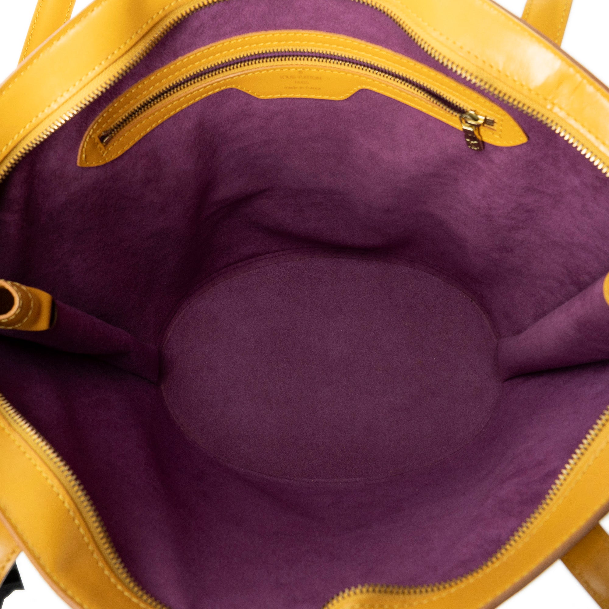 Shoulder Bag St-Jacques Shopping GM Yellow Epi