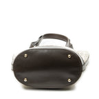 Shoulder Bag Vintage Bucket Tote Beige C Macadam Canvas