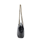 Shoulder Bag Vintage CC Chain Tote Black Quilted Lambskin Leather