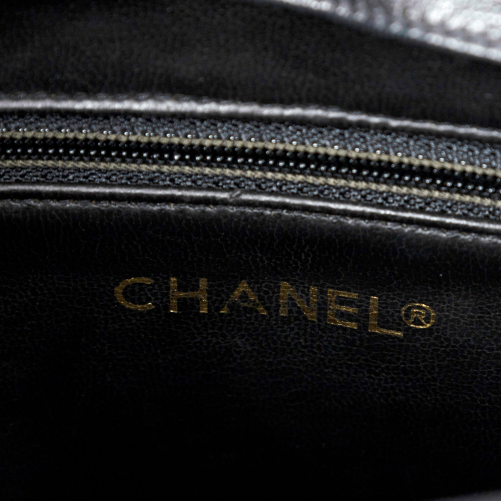 Shoulder Bag Vintage CC Chain Tote Black Quilted Lambskin Leather