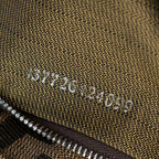 Shoulder Bag Baguette Tan Zucca Canvas