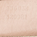 Shoulder Bag Small Bamboo Shopper Tote Pink Grained Calfskin Leather