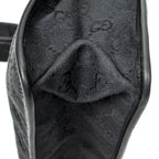 Shoulder Bag Medium Flat Messenger Black Monogrammed Canvas