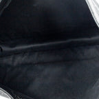 Shoulder Bag Medium Flat Messenger Black Monogrammed Canvas