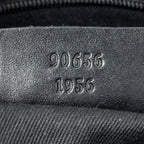 Shoulder Bag Medium Flat Messenger Black Monogrammed Canvas
