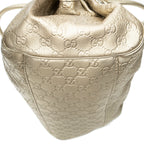 Shoulder Bag Medium Sukey Boston Gold Guccissima Leather