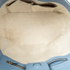 Shoulder Bag Small Swing Tote Beige Grained Calfskin Leather